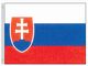 Valprin 4x6 Inch Slovakia Stick Flag (minimum order 12)
