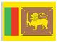Valprin 4x6 Inch Sri Lanka Stick Flag (minimum order 12)