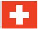 Valprin 4x6 Inch Switzerland Stick Flag (minimum order 12)