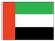 Valprin 4x6 Inch United Arab Emirates Stick Flag (minimum order 12)