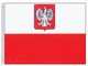 Valprin 4x6 Inch Ancestral Poland Stick Flag (minimum order 12)