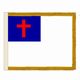Perma-Nyl 5'x8' Nylon Indoor Christian Flag