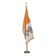 Deluxe Papal/Vatican Presentation Set With 9' Pole