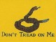 Valprin 4x6 Inch Historical Gadsden Stick Flag (minimum order 12)