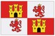 Valprin 4x6 Inch Royal Standard Of Spain Stick Flag (minimum order 12)
