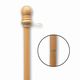 5' 2-Piece Blonde Wood Flag Pole - Retail Packaging (minimum order 12)