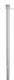 5' 1-Piece Brushed Aluminum Flag Pole - Retail Packaging (minimum order 12)