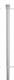 6' 1-Piece Brushed Aluminum Flag Pole - Retail Packaging (minimum order 12)