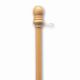 8' 2-Piece Blonde Wood Flag Pole