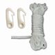 Halyard Rope With 2 Nylon Clips