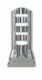 3/8-1/2 Inch Stamped Steel Bracket - Retail Packaging