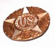 General Military Aluminum Grave Marker