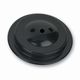 3-Hole Black Plastic Stick Flag Holder