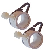 1 Inch Rotating Flag Mounting Ring Pair - Retail Packaging (minimum order 12)