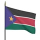 Valprin 4x6 Inch South Sudan Stick Flag (minimum order 12)