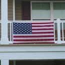 U.S. Flag Balcony Mounting Kit - Polycotton